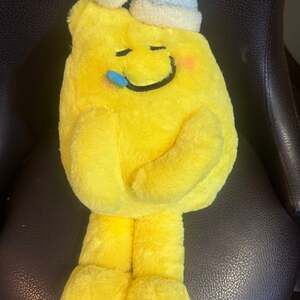 Sleepy Lemo Doll Lemon8 Plush Yellow Blue Hat